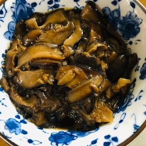 冷凍保存用に麺類のトッピングに干し椎茸の甘煮♪